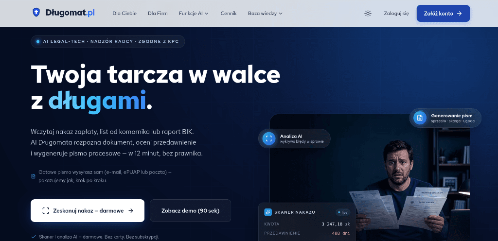 Długomat interfejs